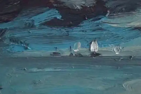 Seascape in Teal